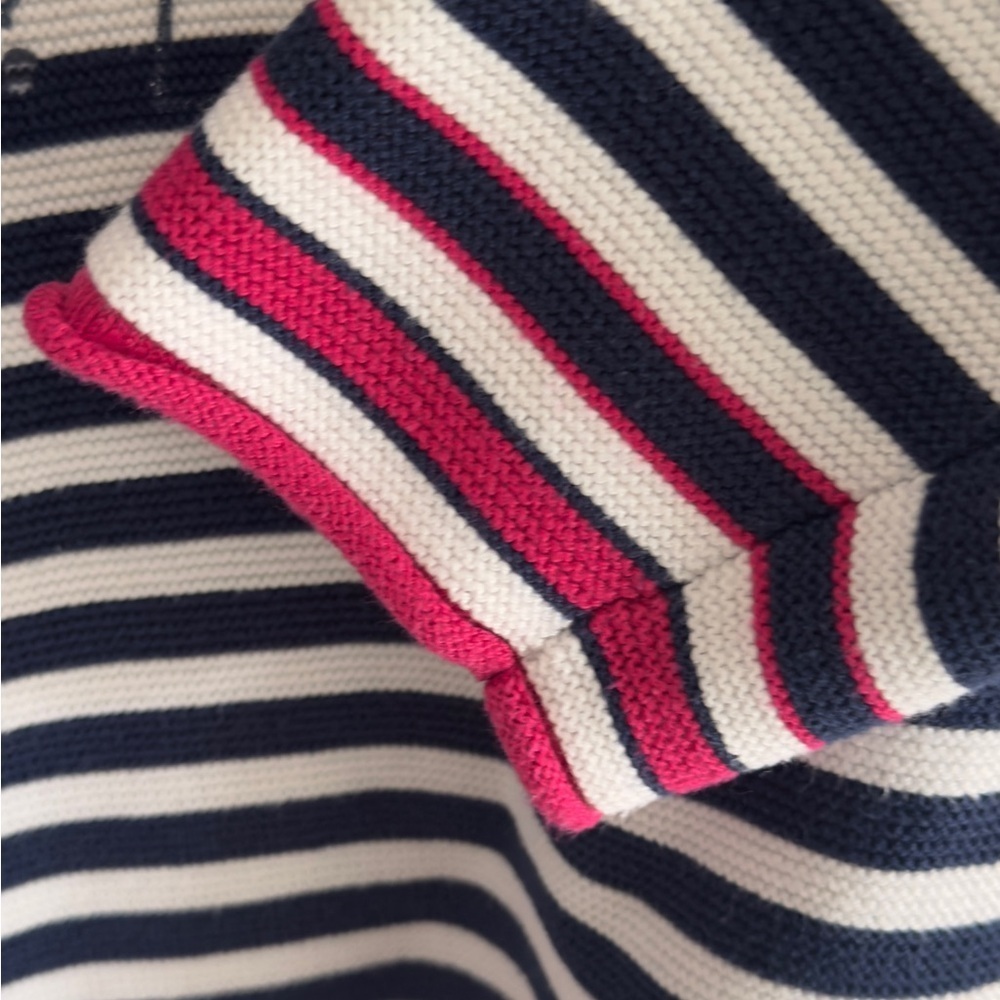 Rabe Stripe Knit Sweater Navy and White - Picture 3 of 9